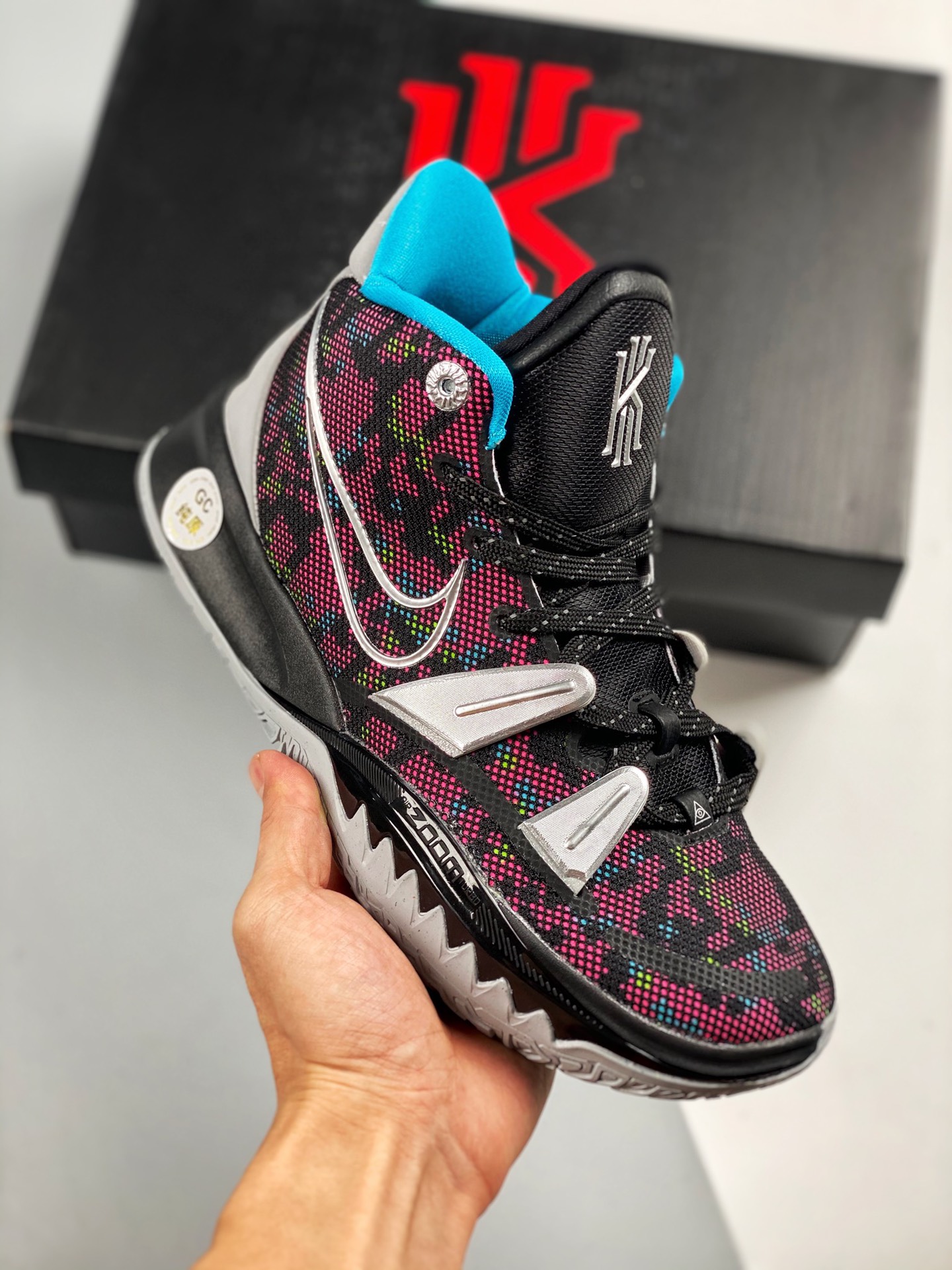 Versión de estreno inicial, soporta combate ligero. NK Kyrie 7 Pre Heat Ep GC original, Irving 7, color luna …