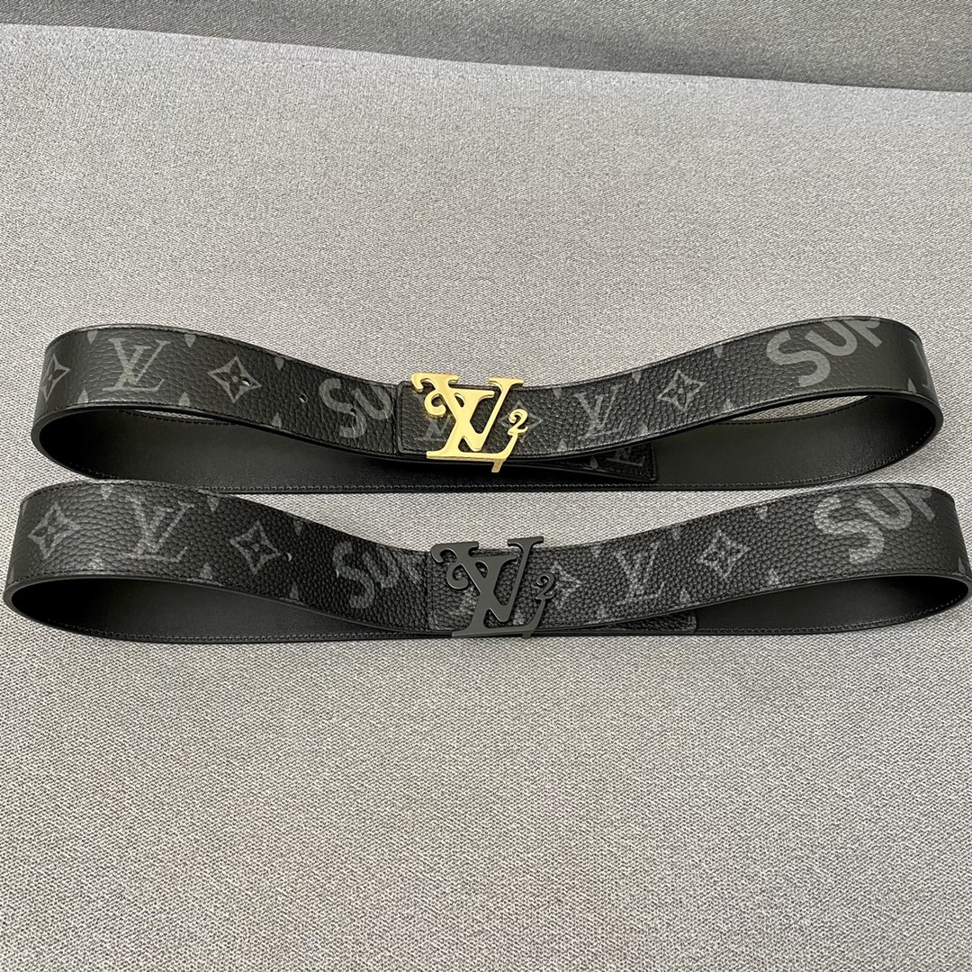 Louis Vuitton Belts Calfskin Cowhide