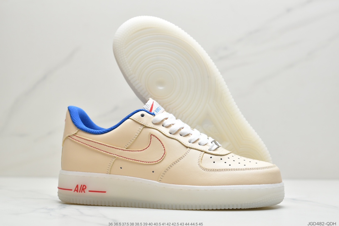 180 公司级耐克Nike Air Force 1 Low 白镭射 空军一号百帮低搭休闲运板动鞋 CV1724-104