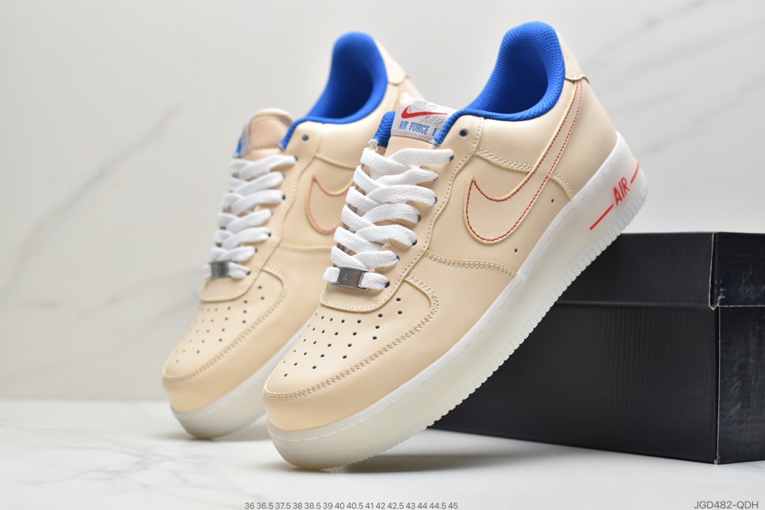180 公司级耐克Nike Air Force 1 Low 白镭射 空军一号百帮低搭休闲运板动鞋 CV1724-104