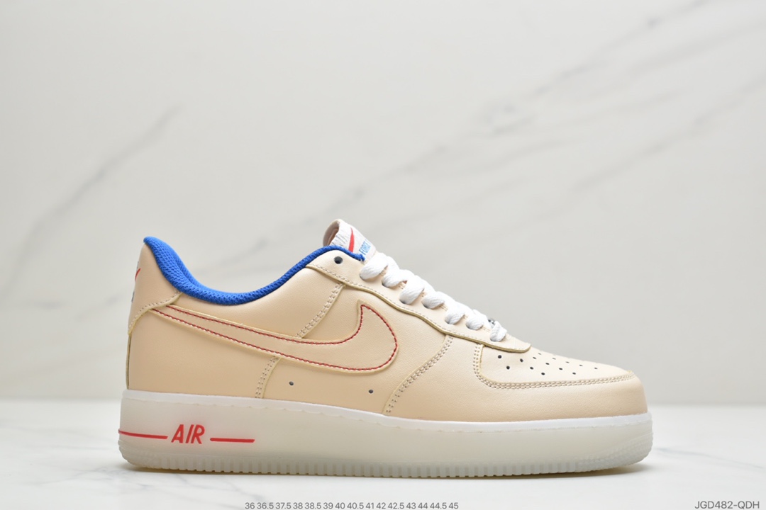 180 公司级耐克Nike Air Force 1 Low 白镭射 空军一号百帮低搭休闲运板动鞋 CV1724-104