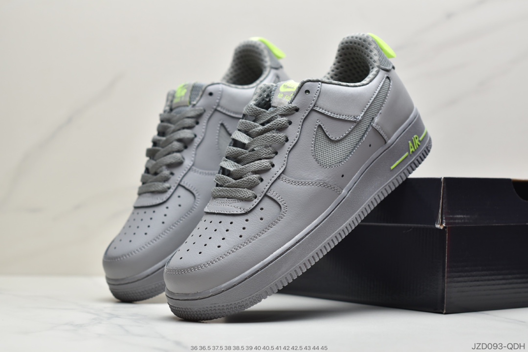 140 公司级耐克Nike Air Force 1'07 “白蓝网勾”镂空编织勾钩 百搭空军一号板鞋元年款篮球鞋DC1429-001