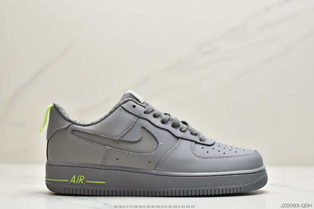 140 公司级耐克Nike Air Force 1'07 “白蓝网勾”镂空编织勾钩 百搭空军一号板鞋元年款篮球鞋DC1429-001