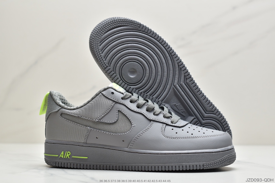140 公司级耐克Nike Air Force 1'07 “白蓝网勾”镂空编织勾钩 百搭空军一号板鞋元年款篮球鞋DC1429-001