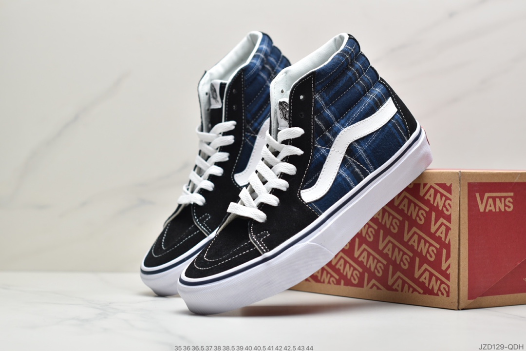 140 公司级Vans Sk8-Hi 万斯 高帮经典男女鞋帆布鞋板鞋