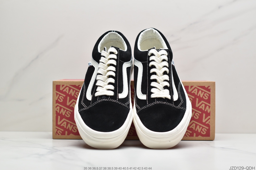 140 公司级万斯 Vans Style 73 DX 高帮帆布滑板鞋休闲运动鞋