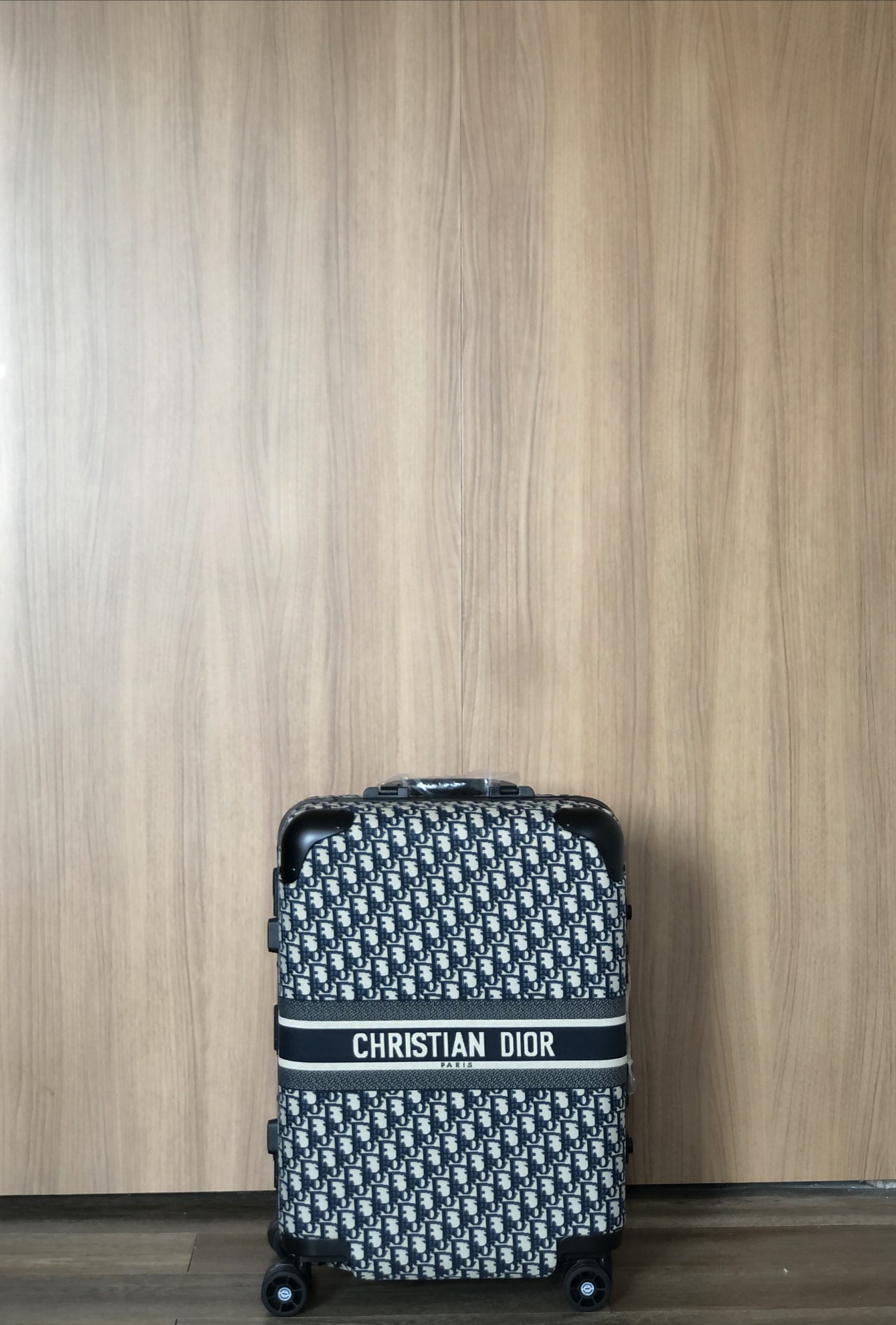 D家 azul con estampado de monograma bordado, último [equipaje] técnica de bordado de primera calidad, diseño súper bonit…