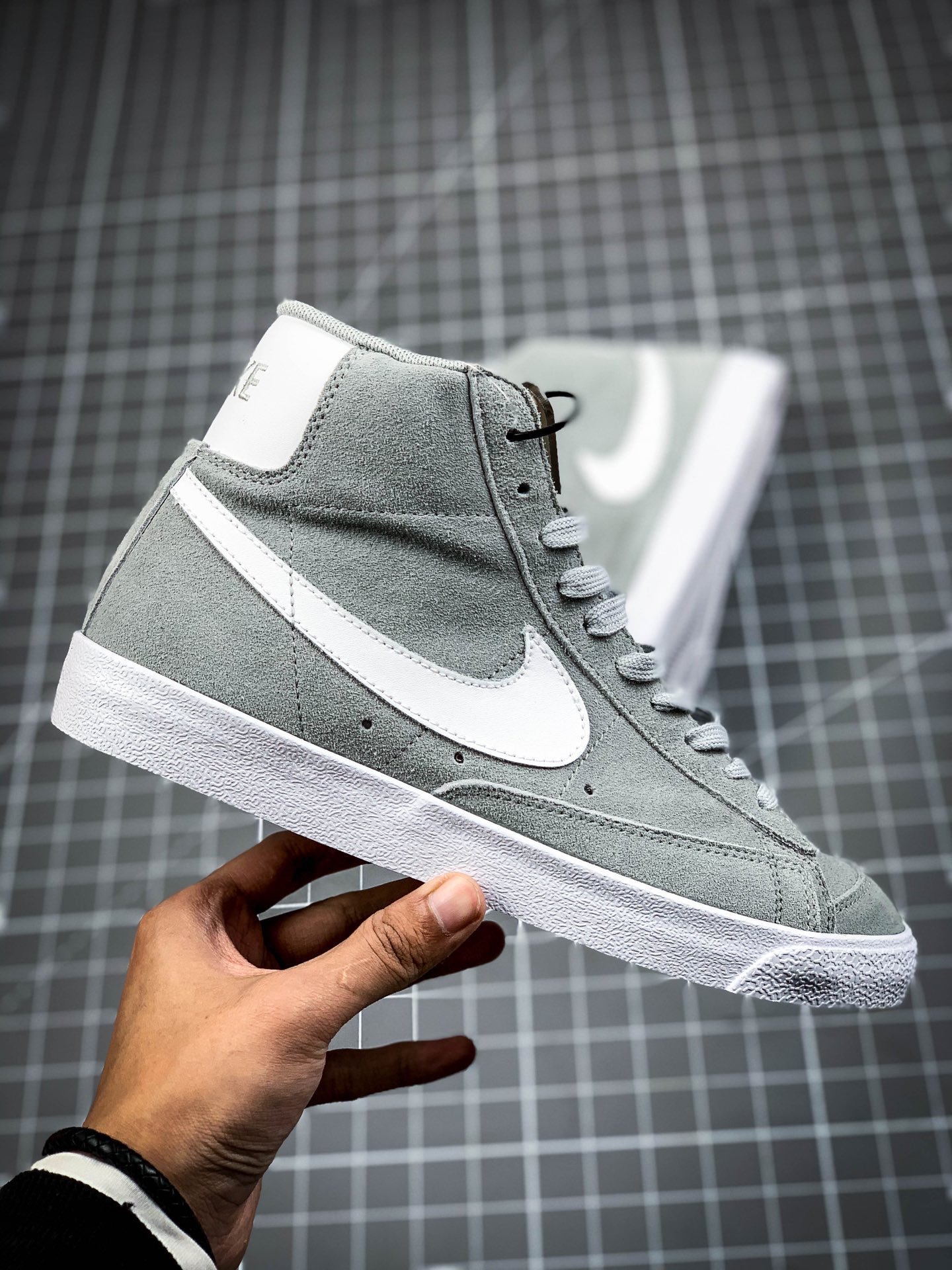 200 王一博同款 Nike W Blazer Mid Vintage Suede 复古经典开拓者538402-004
