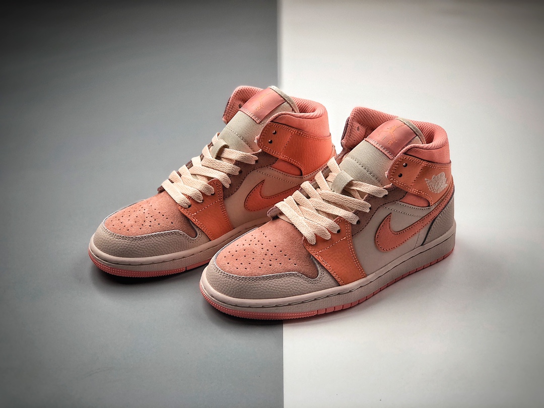 260 公司级Air Jordan 1 Mid SE  AJ1/乔1 中帮百搭休闲运动板鞋DH4270-800