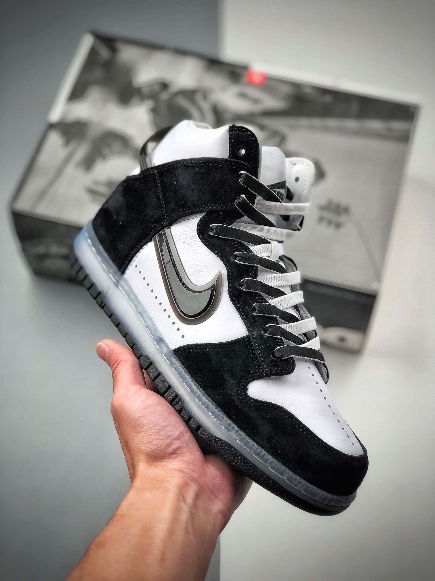 Original #Mismo estilo que Zhou Yutong, colaboración con la famosa tienda italiana Slam Jam x SB Dunk High, gancho de c…