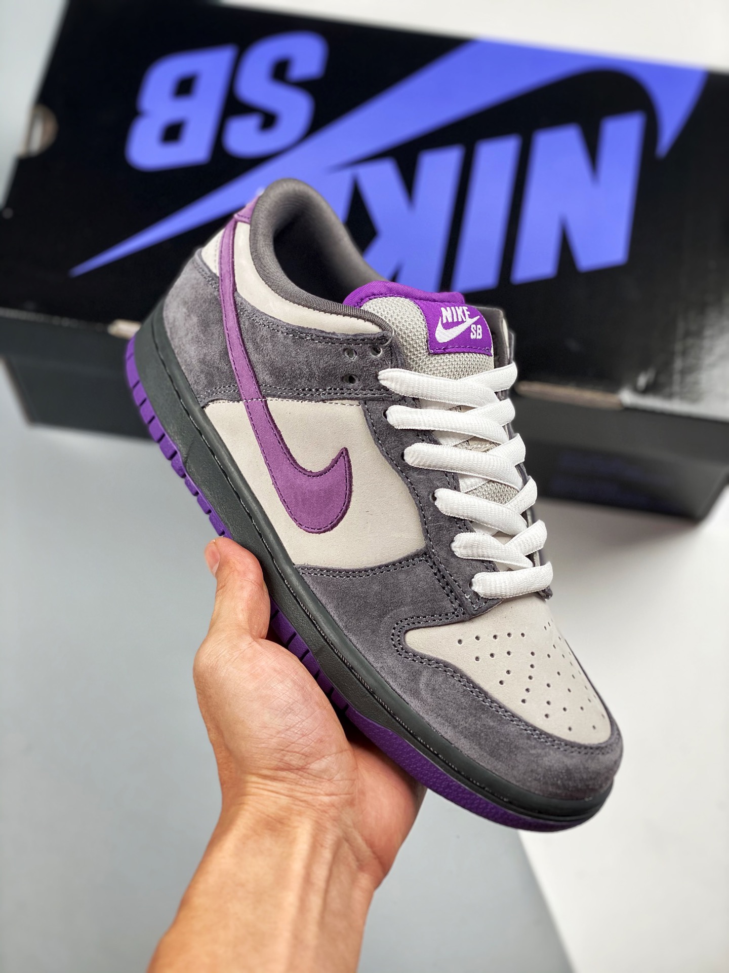 Nike SB Dunk Low Pro "Purple Pigeon" Paloma púrpura, fabricado por una gran fábrica original pura. #Horma y patrón orig…