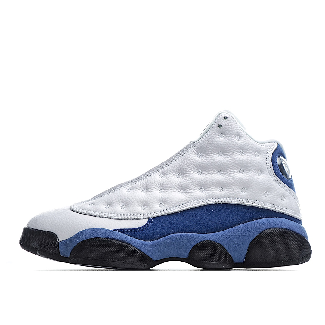 I0 Air Jordan 13 Retro AJ13皇家蓝/白蓝 迈克尔·乔丹AJ13代复古中帮文化休闲运动篮球鞋。官方