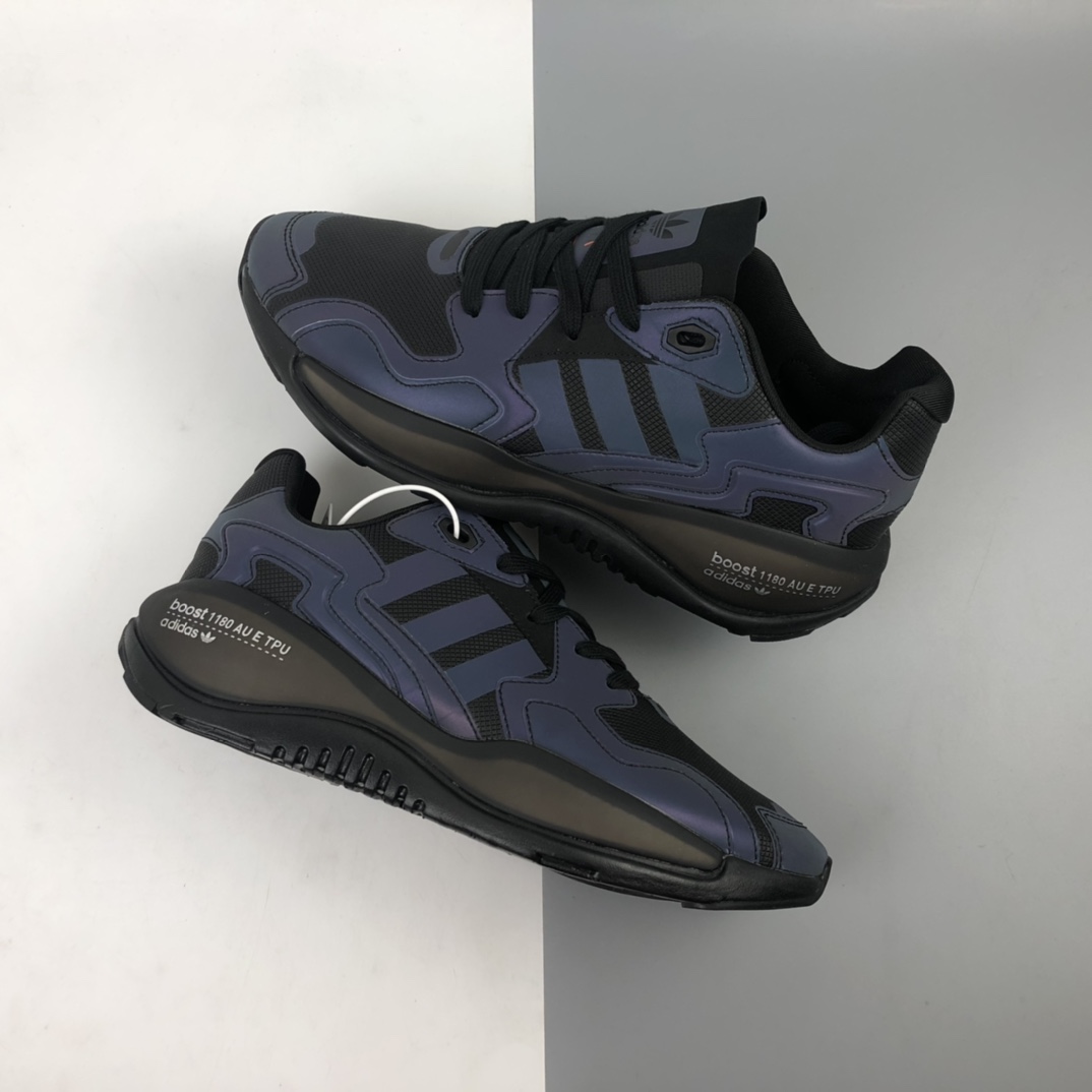 200 Adidas Originals ZX Alkyne Boost 全新摩登科技爆米花复古缓震休闲运动跑鞋 FV2322