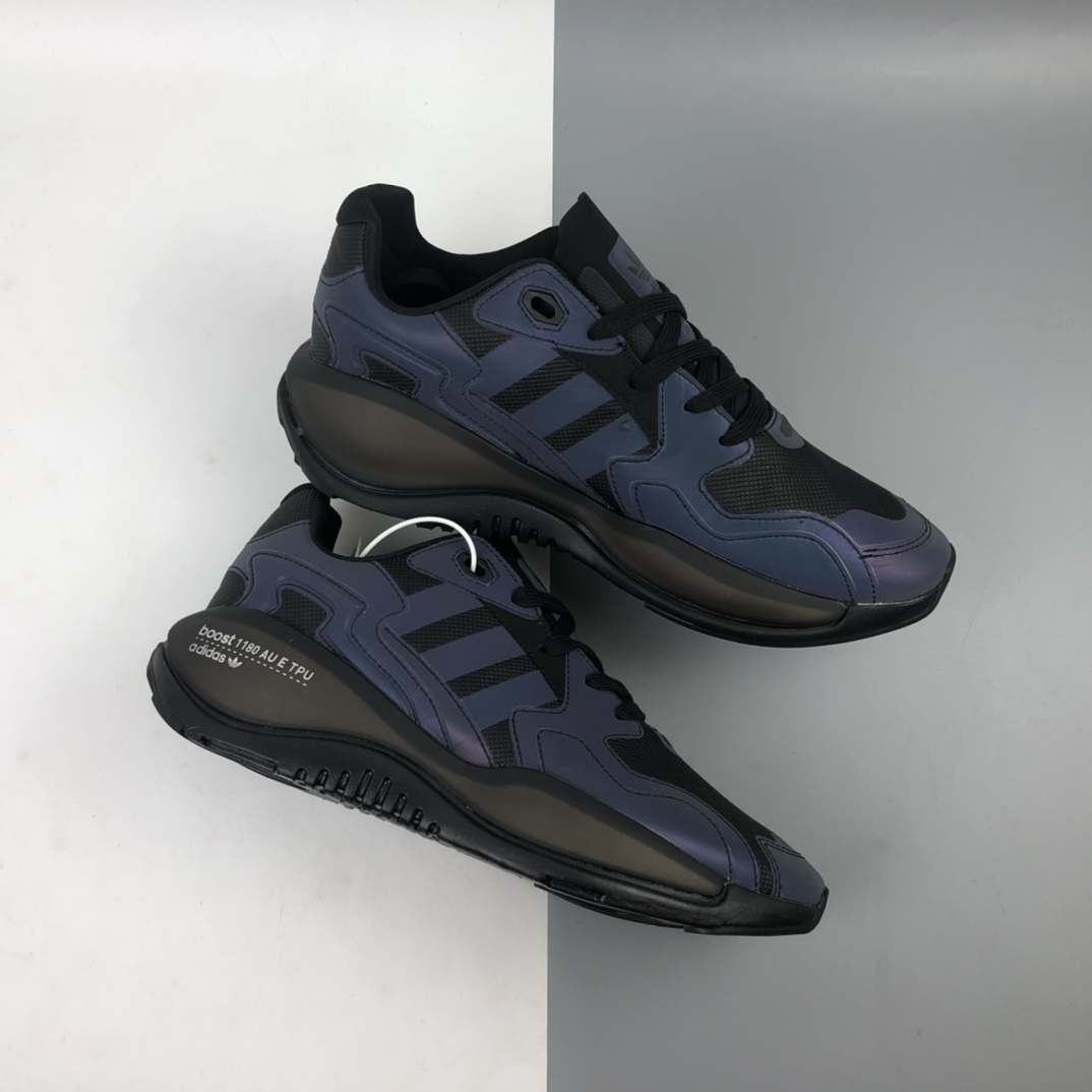 200 Adidas Originals ZX Alkyne Boost 全新摩登科技爆米花复古缓震休闲运动跑鞋 FV2322