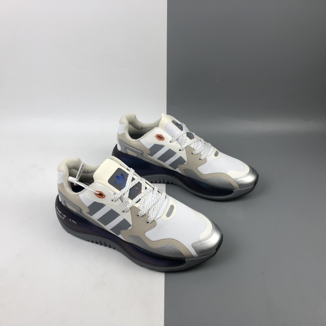 200 Adidas Originals ZX Alkyne Boost 全新摩登科技爆米花复古缓震休闲运动跑鞋 FY5720