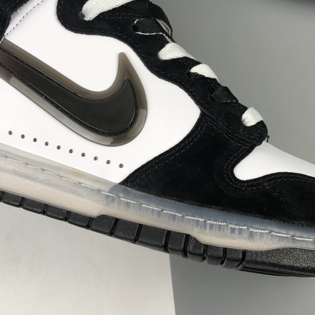 280 Slam Jam x Nk Dunk High 联名系列全头层皮高帮休闲滑板鞋 DA1639-101