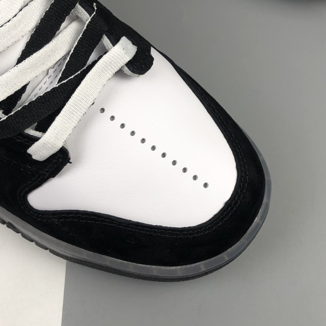 280 Slam Jam x Nk Dunk High 联名系列全头层皮高帮休闲滑板鞋 DA1639-101