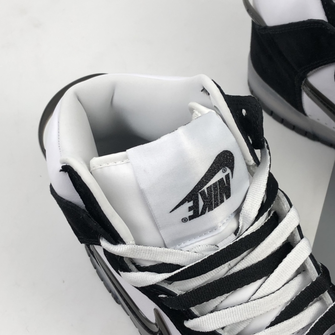 280 Slam Jam x Nk Dunk High 联名系列全头层皮高帮休闲滑板鞋 DA1639-101