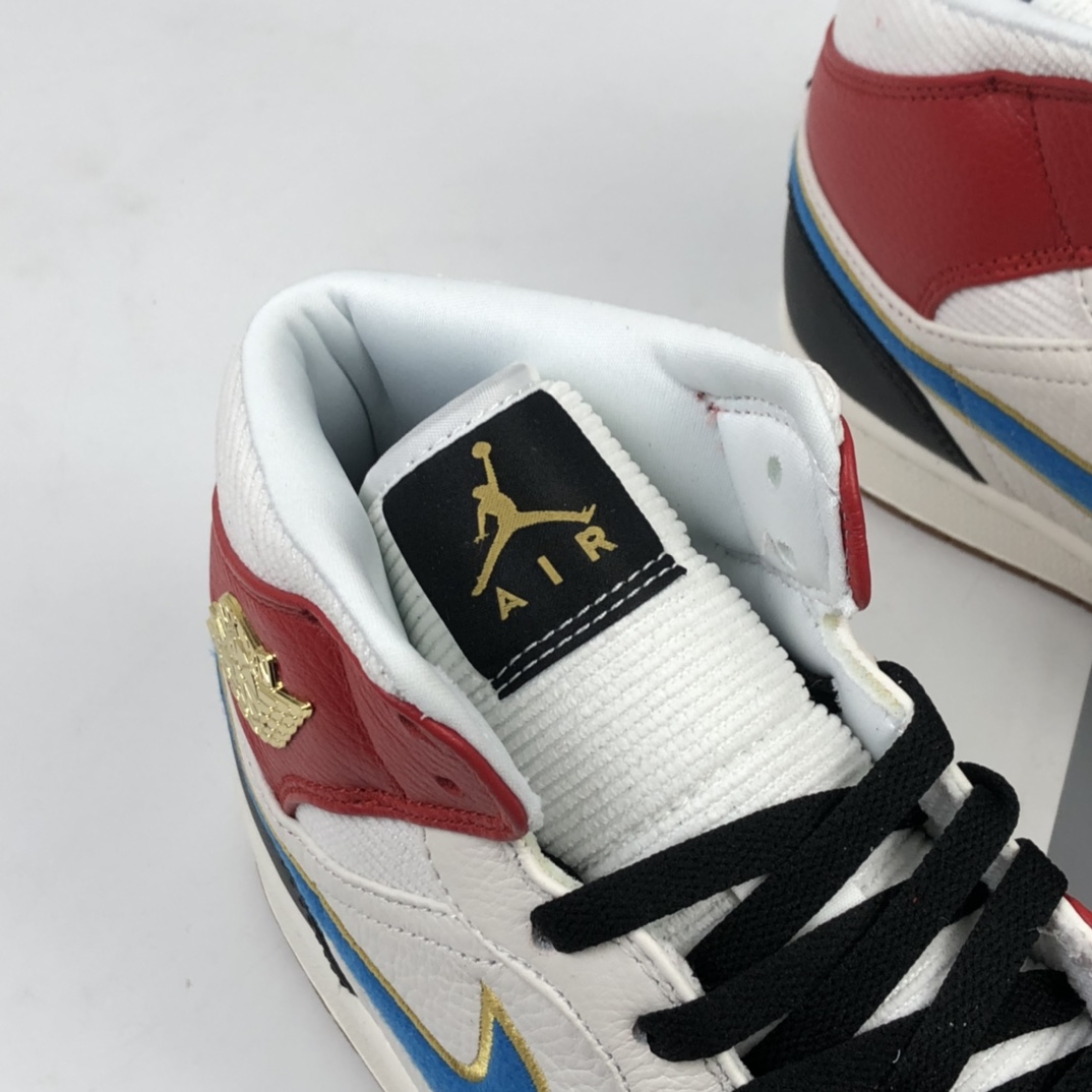 240 Air Jordan 1 Mid AJ1 乔1 中帮百搭休闲运动板鞋 DC1426-100