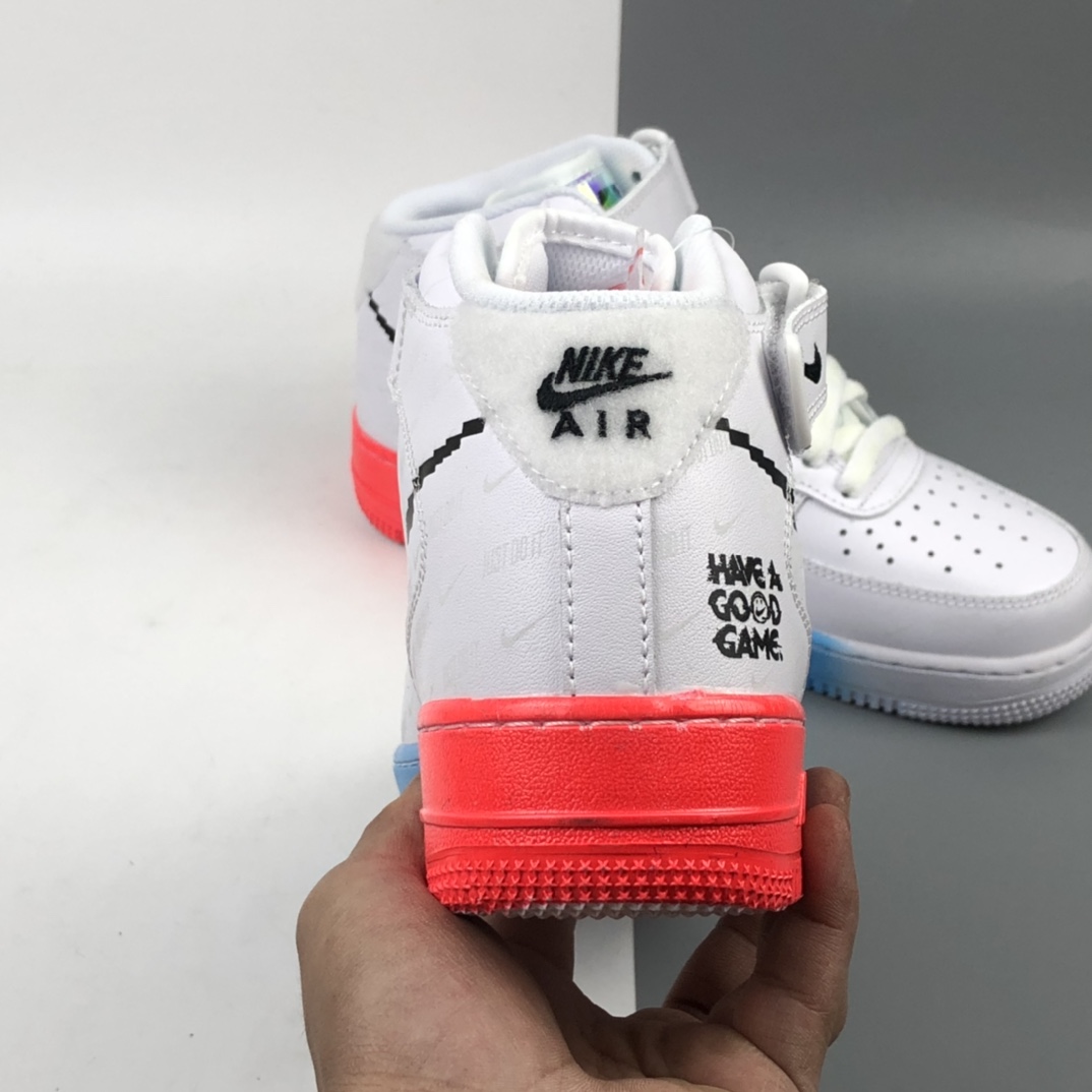 260 Nk Air Force 1'07 Mid“Have A Good Game”联名款电玩英雄联盟皮肤夜光中邦休闲板鞋 DC3280-101