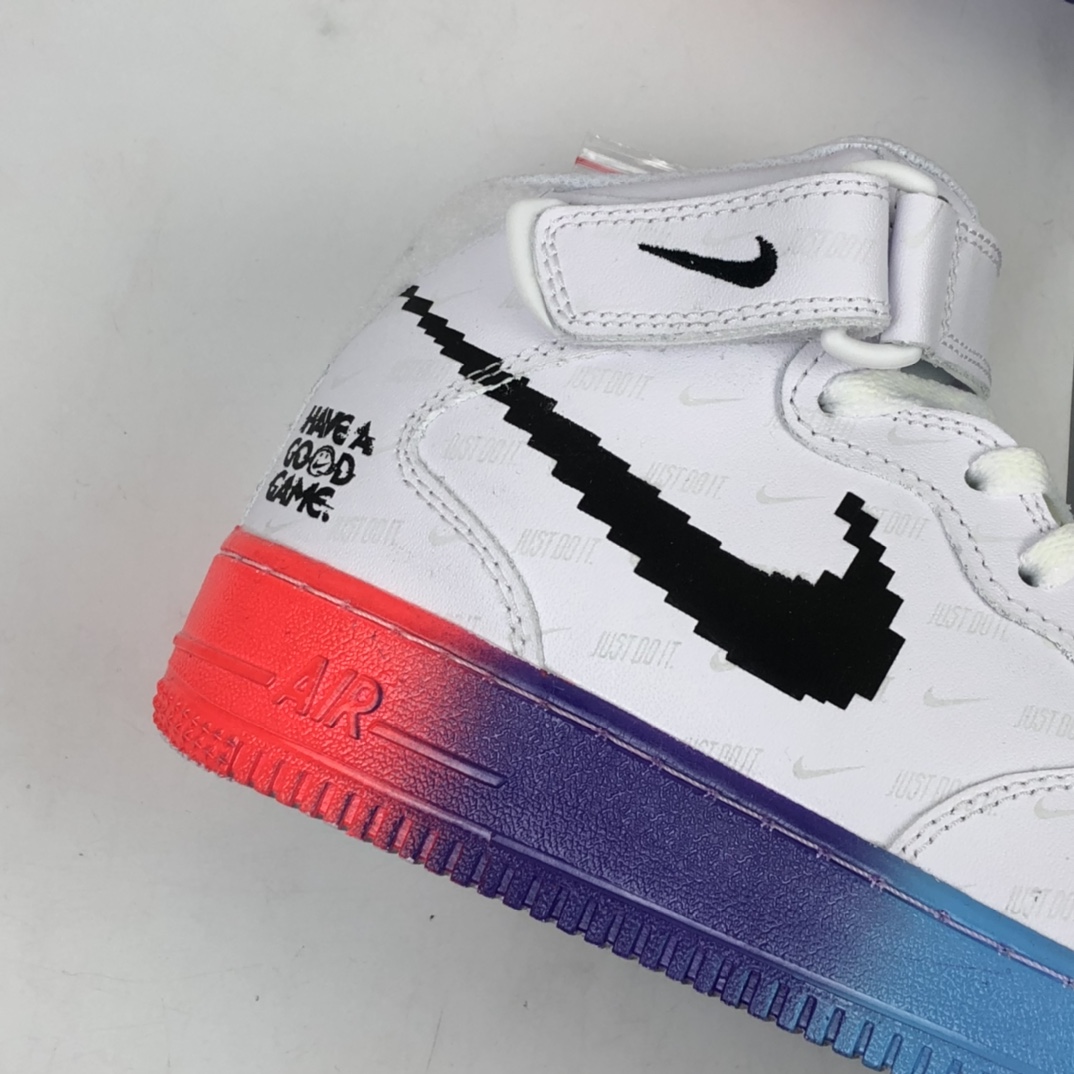 260 Nk Air Force 1'07 Mid“Have A Good Game”联名款电玩英雄联盟皮肤夜光中邦休闲板鞋 DC3280-101
