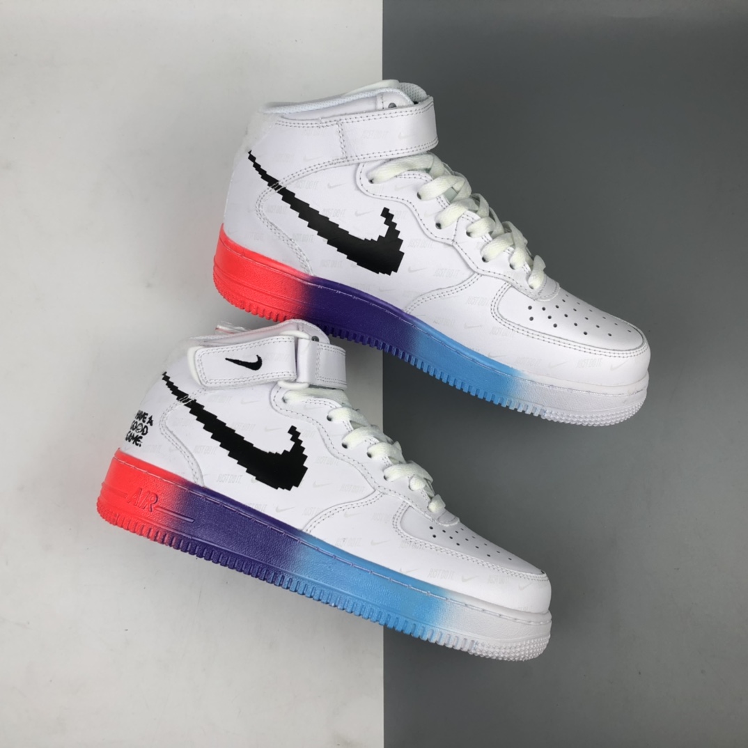 260 Nk Air Force 1'07 Mid“Have A Good Game”联名款电玩英雄联盟皮肤夜光中邦休闲板鞋 DC3280-101