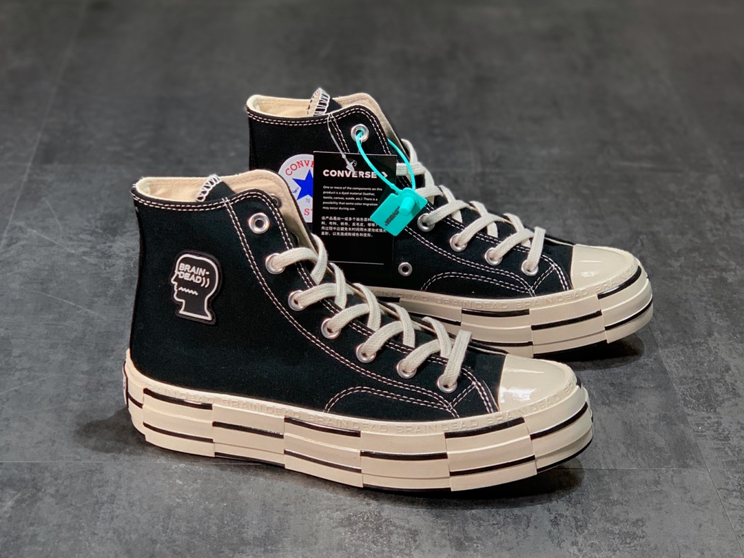 160 Brain Dead x Converse Chuck Lift 1970s 2.0 脑死亡厚底解构拼接