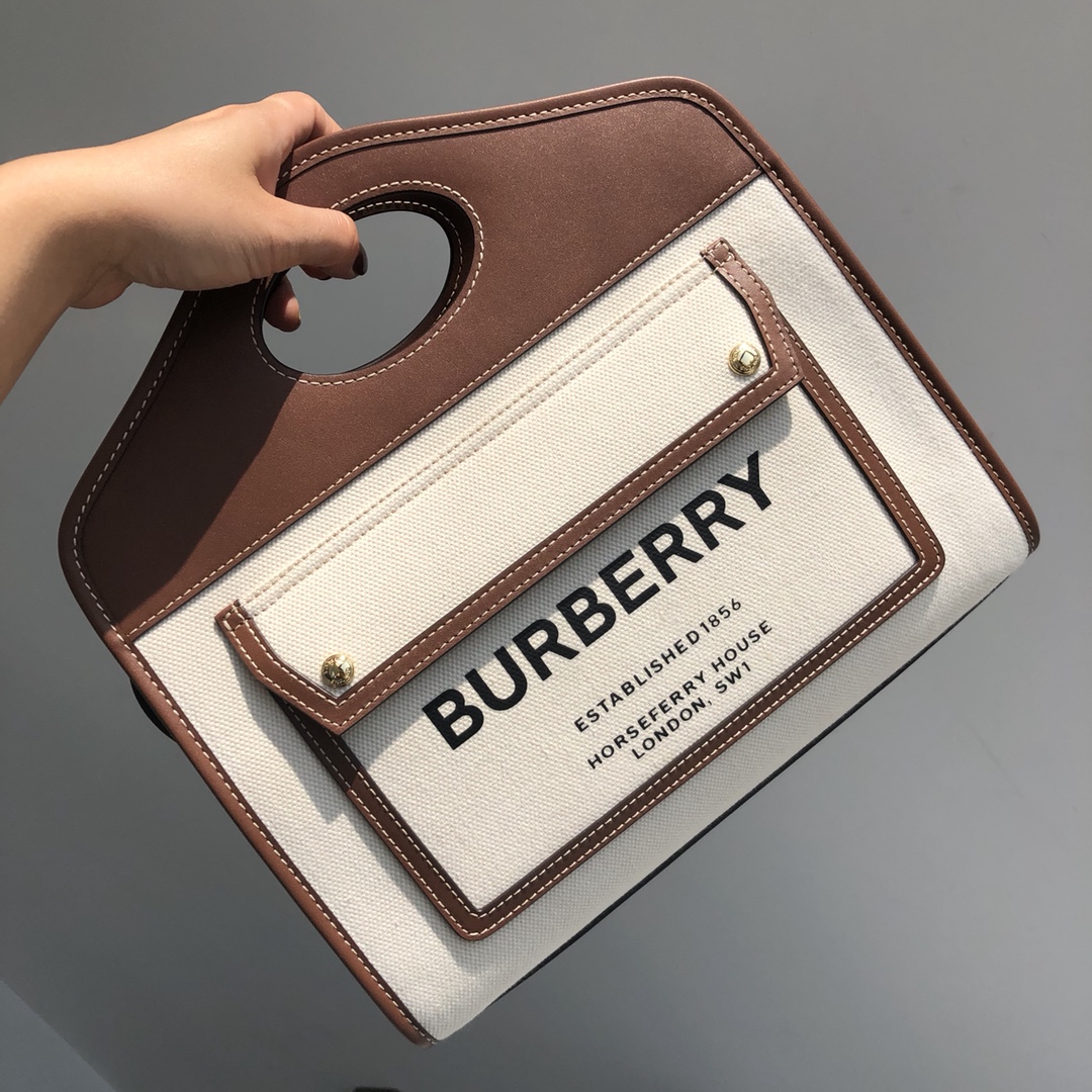 Burberry Small Horseferry Print Canvas and Leather Tote Bag 4 i1607413912 8008 2