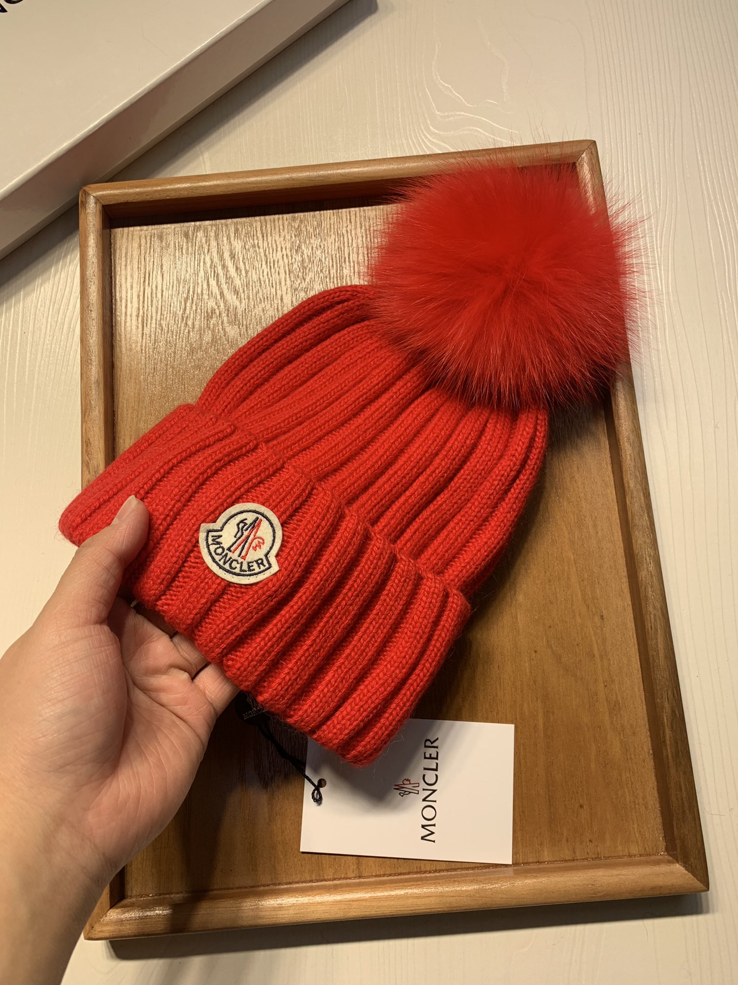 🌹。蒙口。【羊毛单帽-带狐狸毛球】客供小羊毛！珍贵典藏的灵魂帽子！客供色纱.每个颜色都非常好看！经典！手