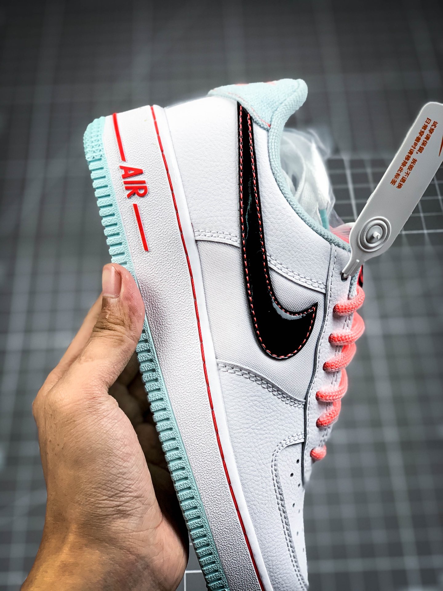 200  Nike Air Force 1 ’07 LV8 3 白蓝粉 南海岸 空军一号低帮百搭休闲运动板鞋DD7709-100