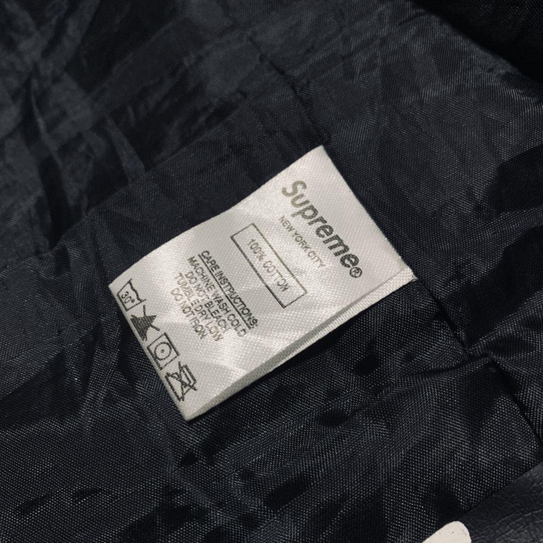 280 18FW Supreme x CDG Painted Perfecto Leather 联名涂鸦皮衣夹克