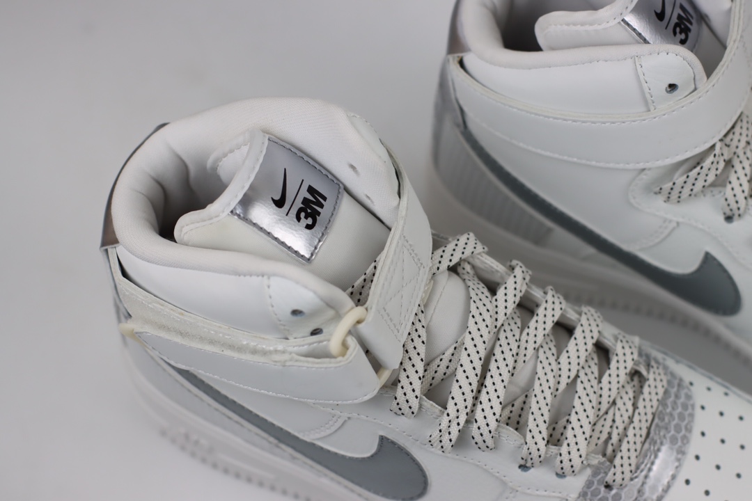 220 Nike Air Force 1 '07 QS All Star”City Of Dreams” 空军高帮经典百搭休闲运动板鞋“拼接皮革”3M反光 CU4159-100
