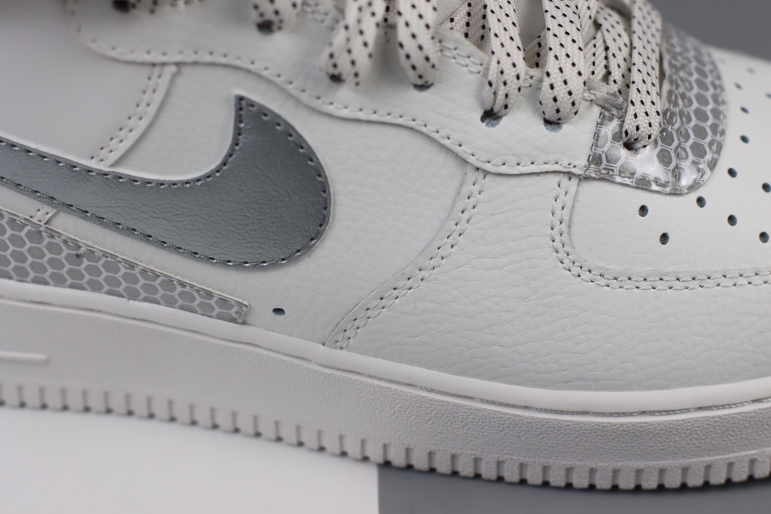 220 Nike Air Force 1 '07 QS All Star”City Of Dreams” 空军高帮经典百搭休闲运动板鞋“拼接皮革”3M反光 CU4159-100