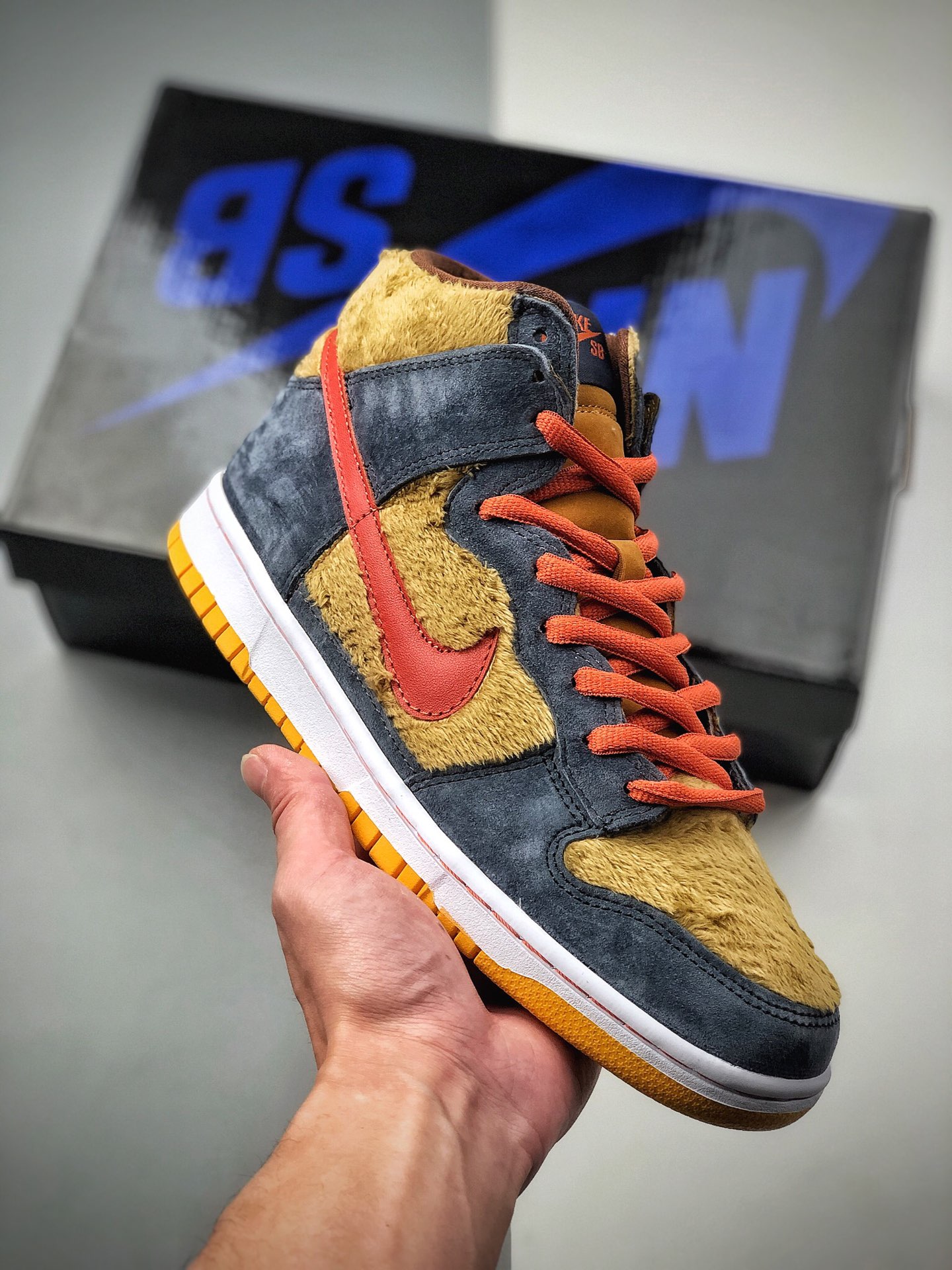 熊爸爸 Nike Dunk SB High PRM 货号313171 781 尺码39 40 40.5 41 42 42.5 43 44 44.5 45
