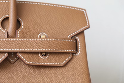 Hermes Birkin Bags Handbags Platinum Calfskin Cowhide Epsom