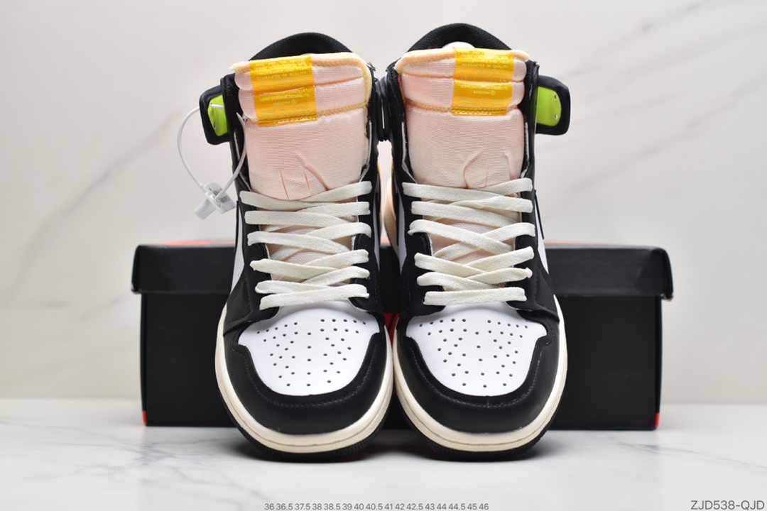 240 公司级Air Jordan 1 High OG “Volt Gold”荧光黄黑脚趾 555088-118