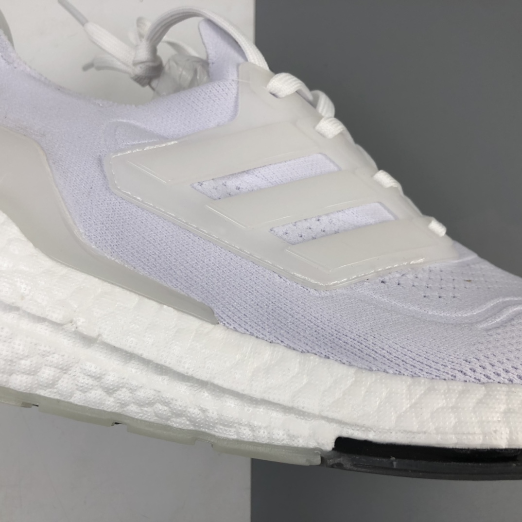 200 Adidas UltraBoost 21 加厚爆米花袜套式针织鞋面休闲运动慢跑鞋 FY0379