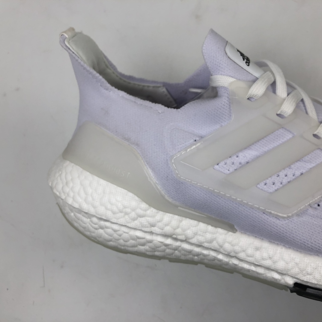 200 Adidas UltraBoost 21 加厚爆米花袜套式针织鞋面休闲运动慢跑鞋 FY0379
