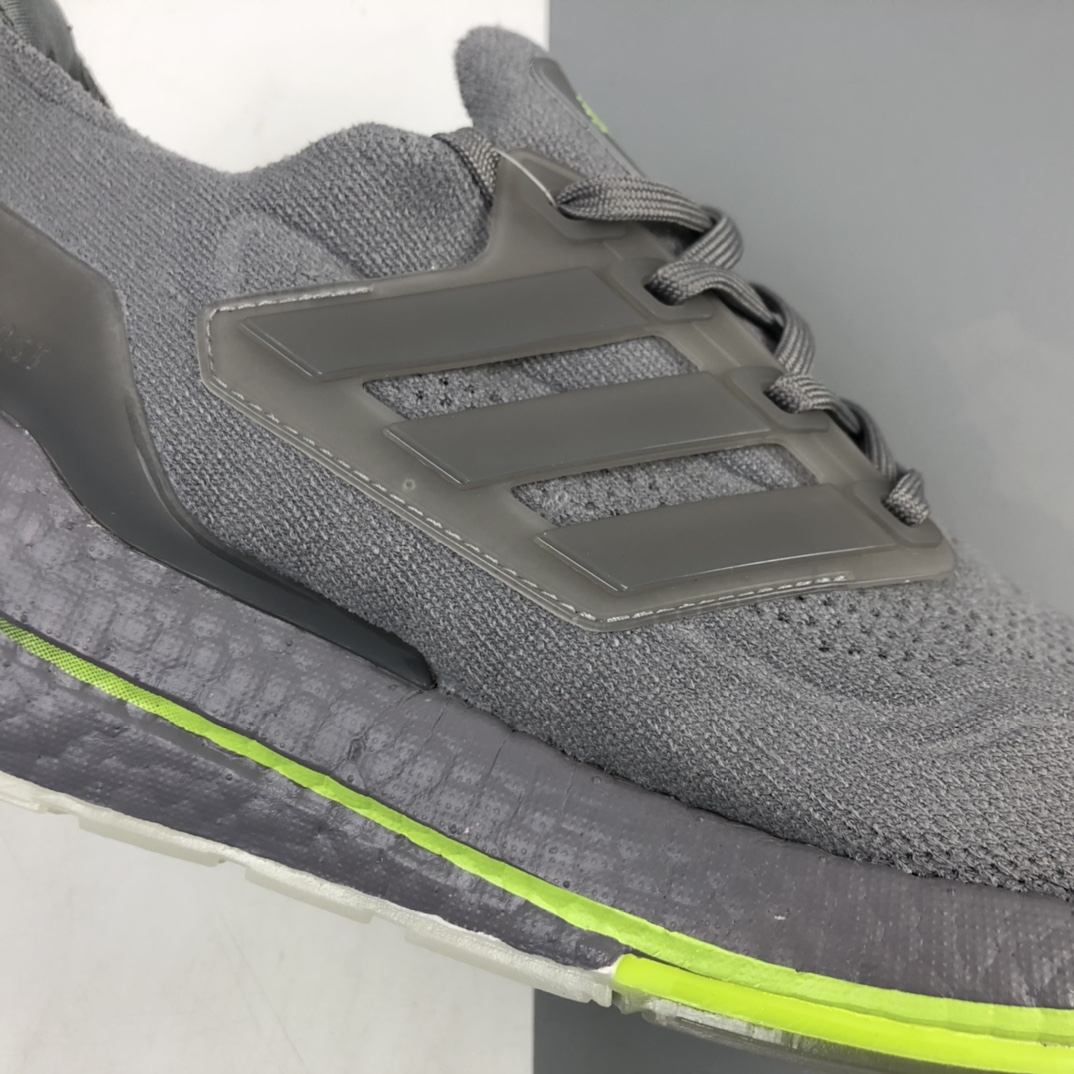 200 Adidas UltraBoost 21 加厚爆米花袜套式针织鞋面休闲运动慢跑鞋 FY0432