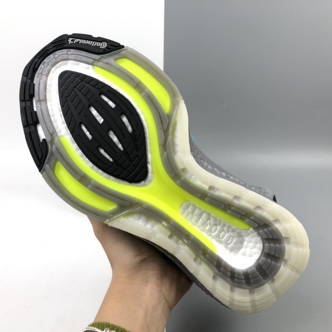 200 Adidas UltraBoost 21 加厚爆米花袜套式针织鞋面休闲运动慢跑鞋 FY0432