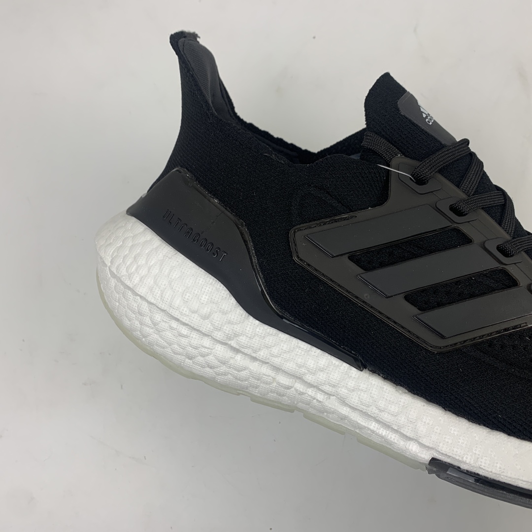 200 Adidas UltraBoost 21 加厚爆米花袜套式针织鞋面休闲运动慢跑鞋 FY0378