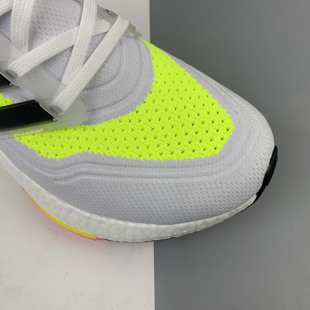 200 Adidas UltraBoost 21 加厚爆米花袜套式针织鞋面休闲运动慢跑鞋 FY0377
