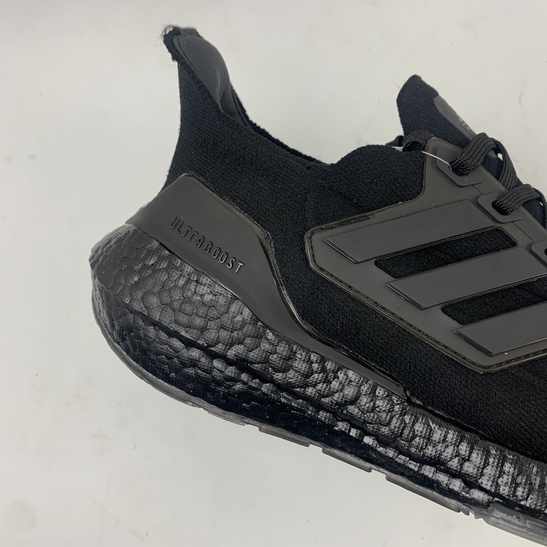 200 Adidas UltraBoost 21 加厚爆米花袜套式针织鞋面休闲运动慢跑鞋 FY0306