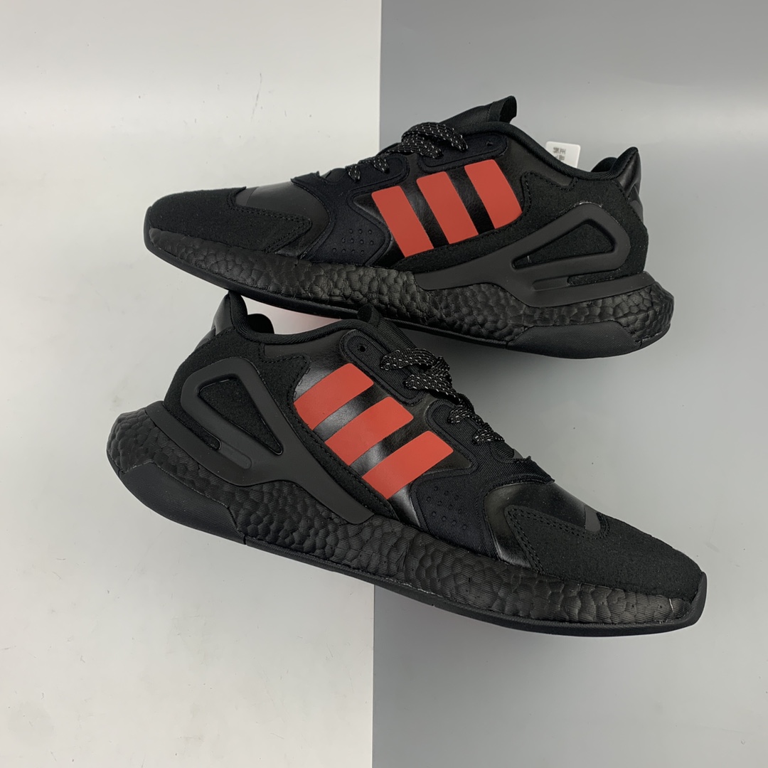 220 Adidas Originals 2020 Day Jogger Boost 三叶草2020版慢跑者系列高弹复古休闲运动跑鞋 夜行者二代 FW4820