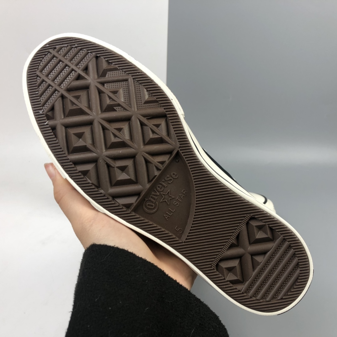 130 Converse 芝麻街卡通联名涂鸦限定款三星标帆布鞋 162050C