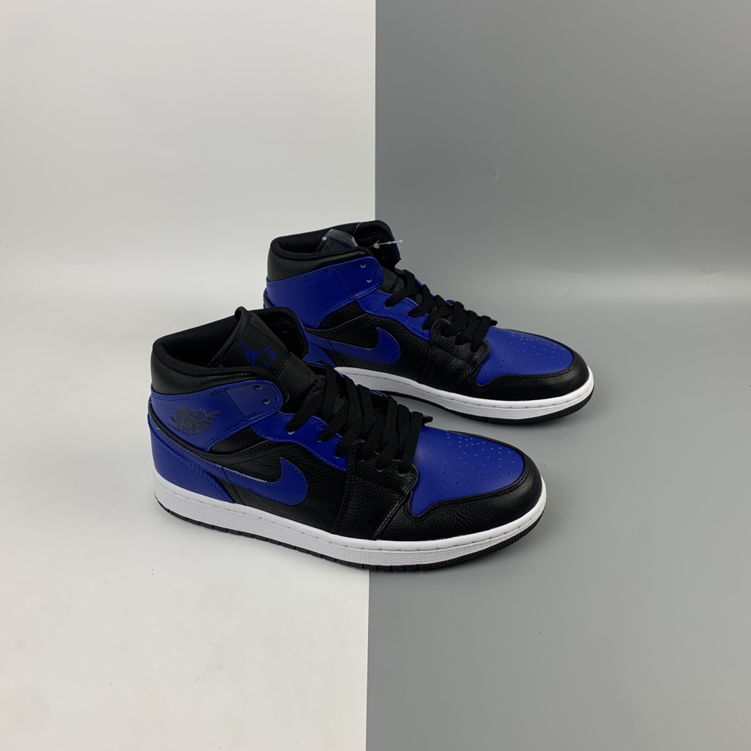240 Air Jordan 1 Mid AJ1 乔1 中帮百搭休闲运动板鞋 554724-077