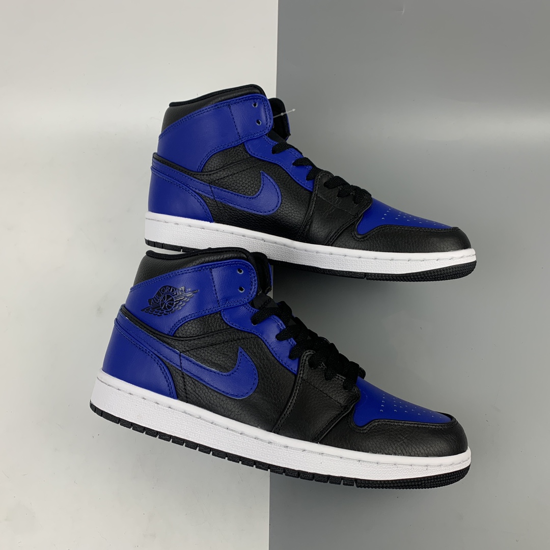240 Air Jordan 1 Mid AJ1 乔1 中帮百搭休闲运动板鞋 554724-077