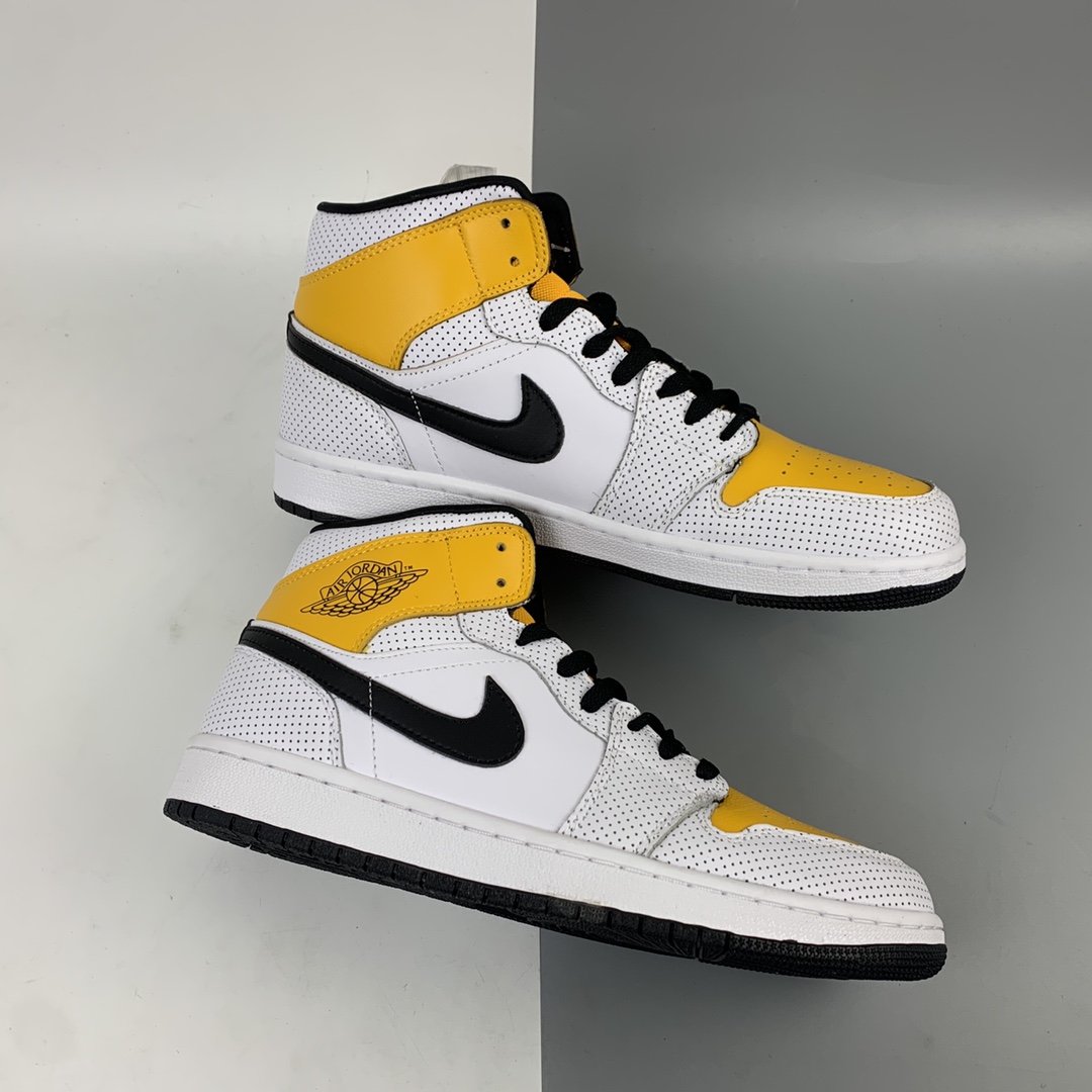 240 Air Jordan 1 Mid AJ1 乔1 中帮百搭休闲运动板鞋 BQ6472-107