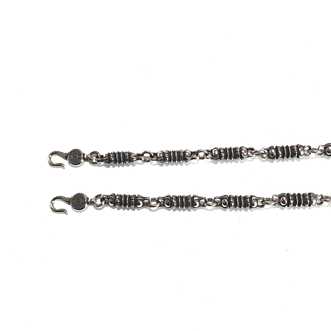 Chrome Hearts 开版 认准独家拍摄 (MZ)【新品上架】𝐂𝐡𝐫𝐨𝐦𝐞 𝐡𝐞𝐚𝐫𝐭𝐬克罗心纽纹圆柱手链