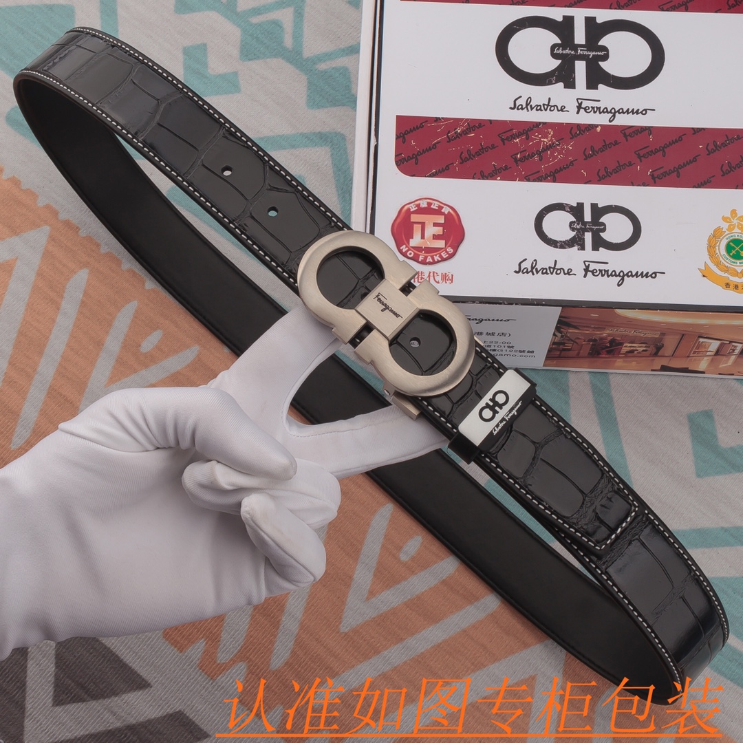 品名菲拉格木皮带️原单腰带材料百分百